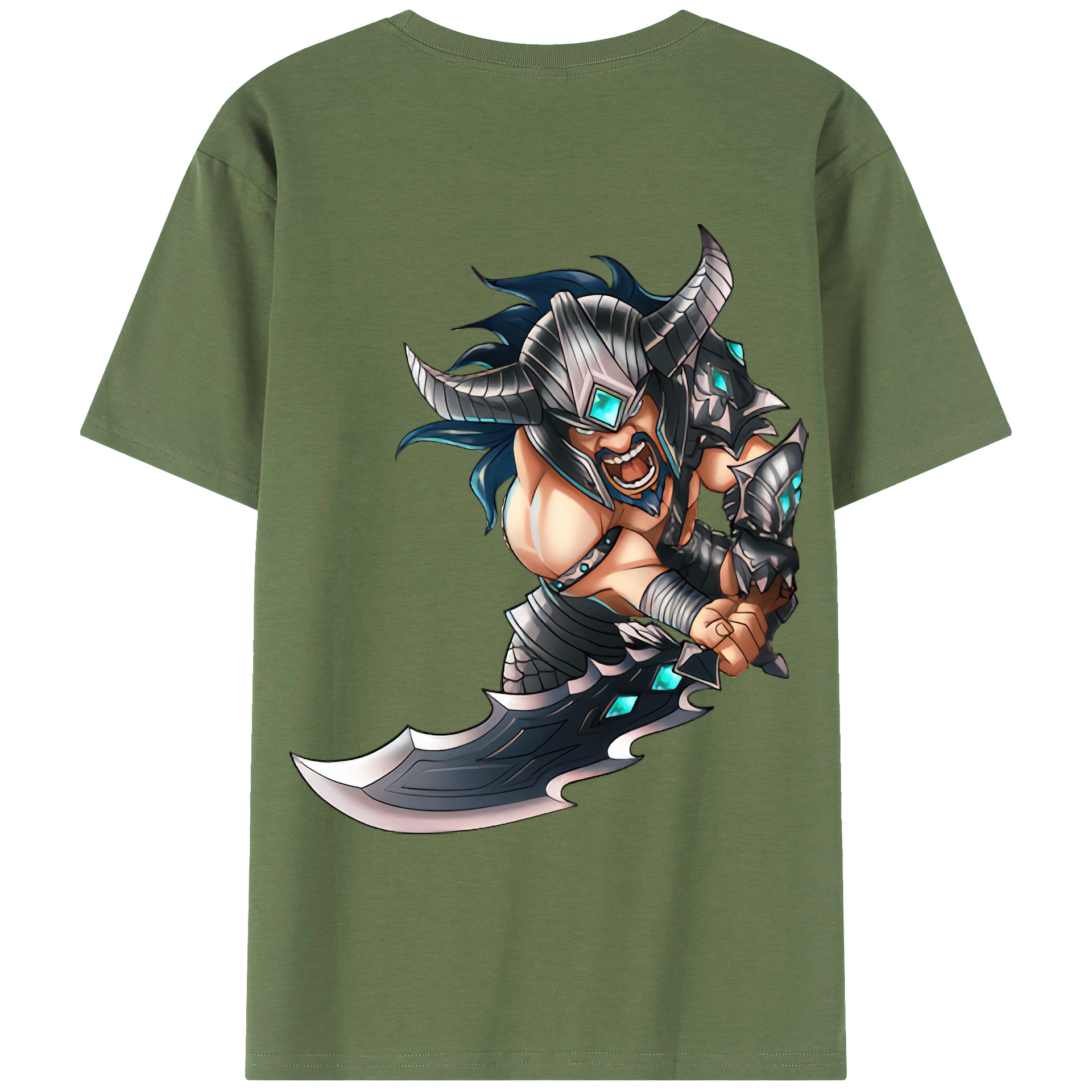 （画像用） リーグ・オブ・レジェンド League of Legends LOL 綿100％ メンズ半袖Tシャツ（バックプリント） 通気性